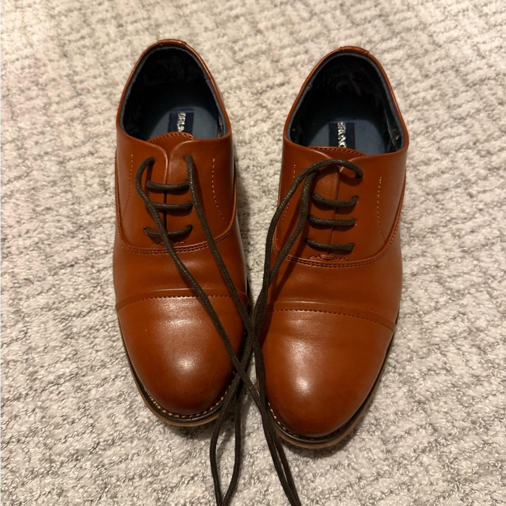 Classic Brown Leather Men's Shoes
